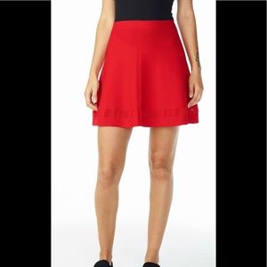 AX Armani Exchange red stitch detail mini skirt XL